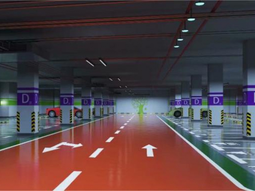 维度停车场划线